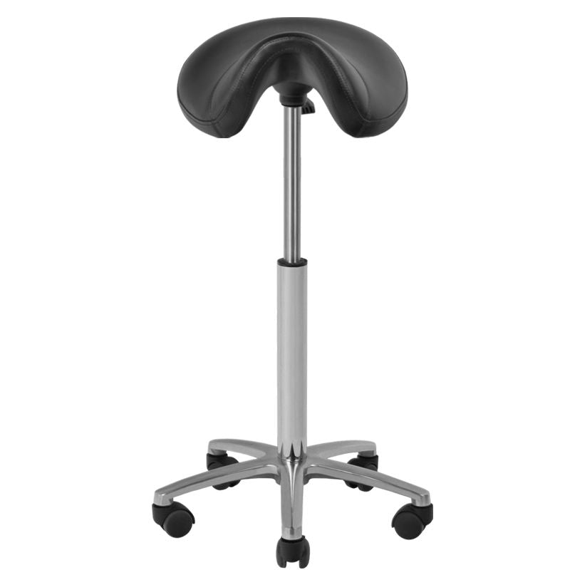 Sgabello Ergonomico con Ruote 001B Alta Nero
