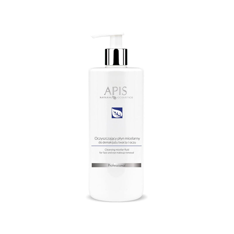 Acqua micellare detergente Apis per la rimozione del trucco viso e occhi 500ml