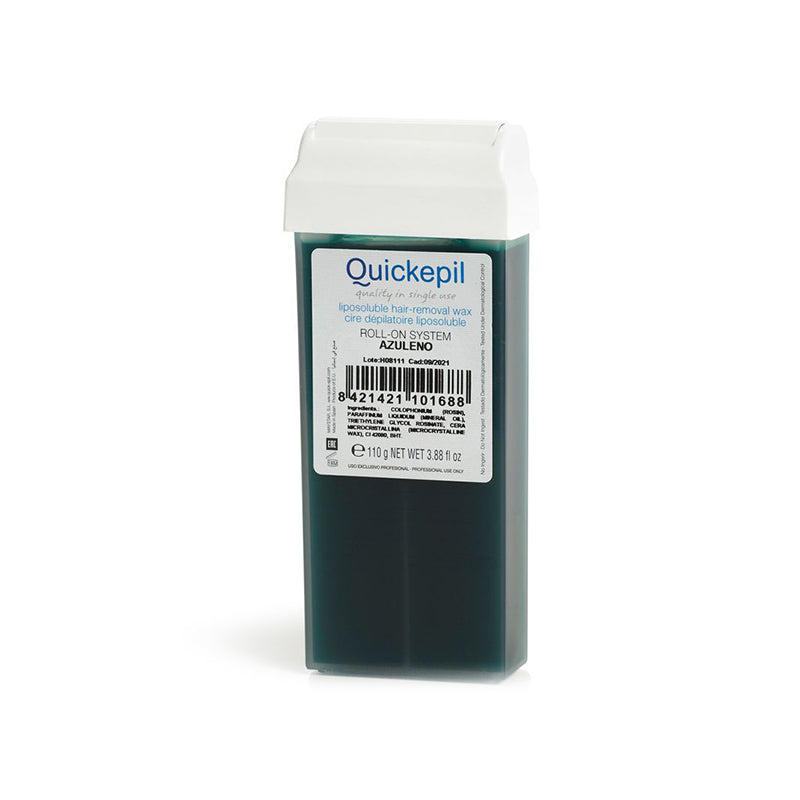Cera depilatoria Quickepil azuleno a rullo 110g