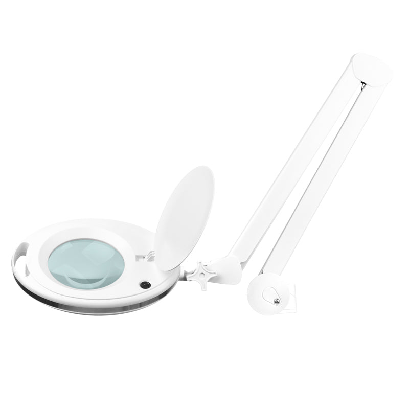 Lampada con Lente LED 60 SMD 5D su Stativo Elegante 6027 Bianca