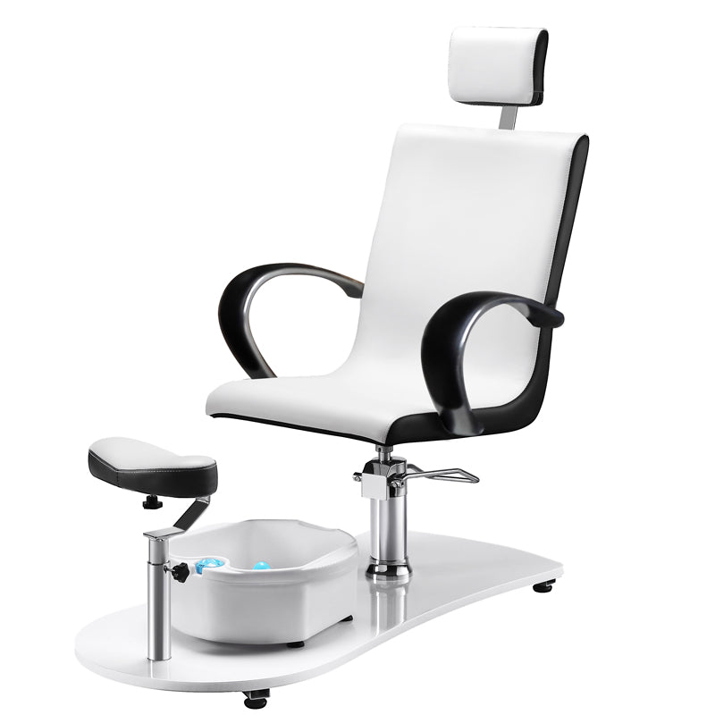 Poltrona pedicure spa idraulica Massaggio Bianco Nero