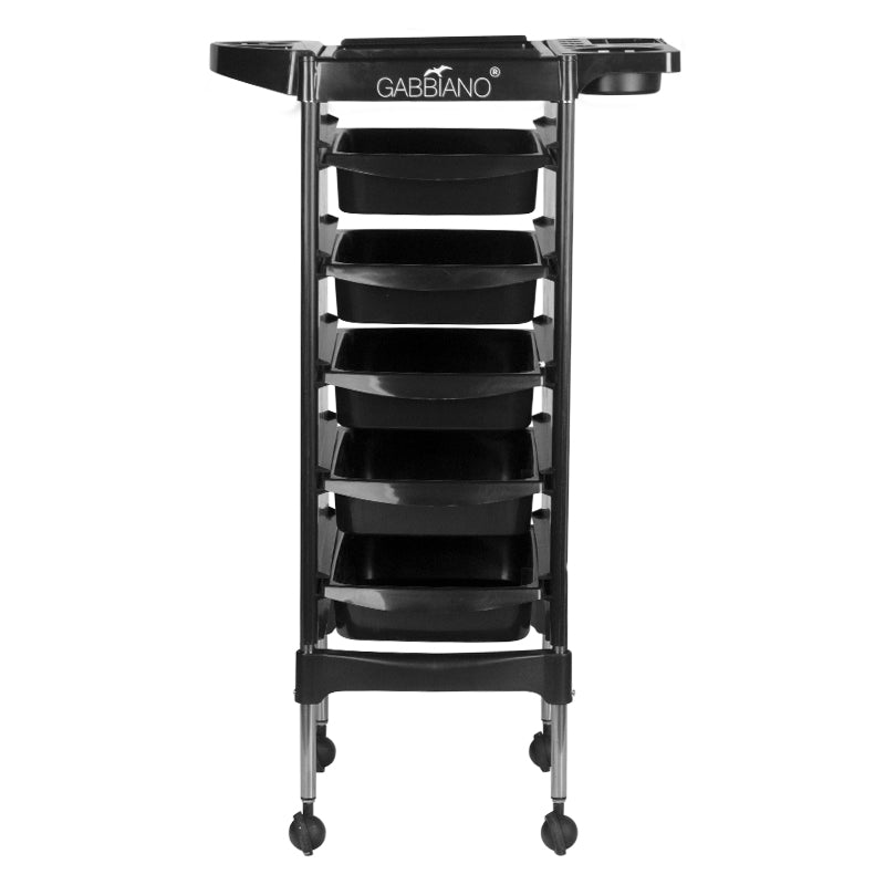 Carrello Parrucchiere Gabbiano FX11-5 Nero