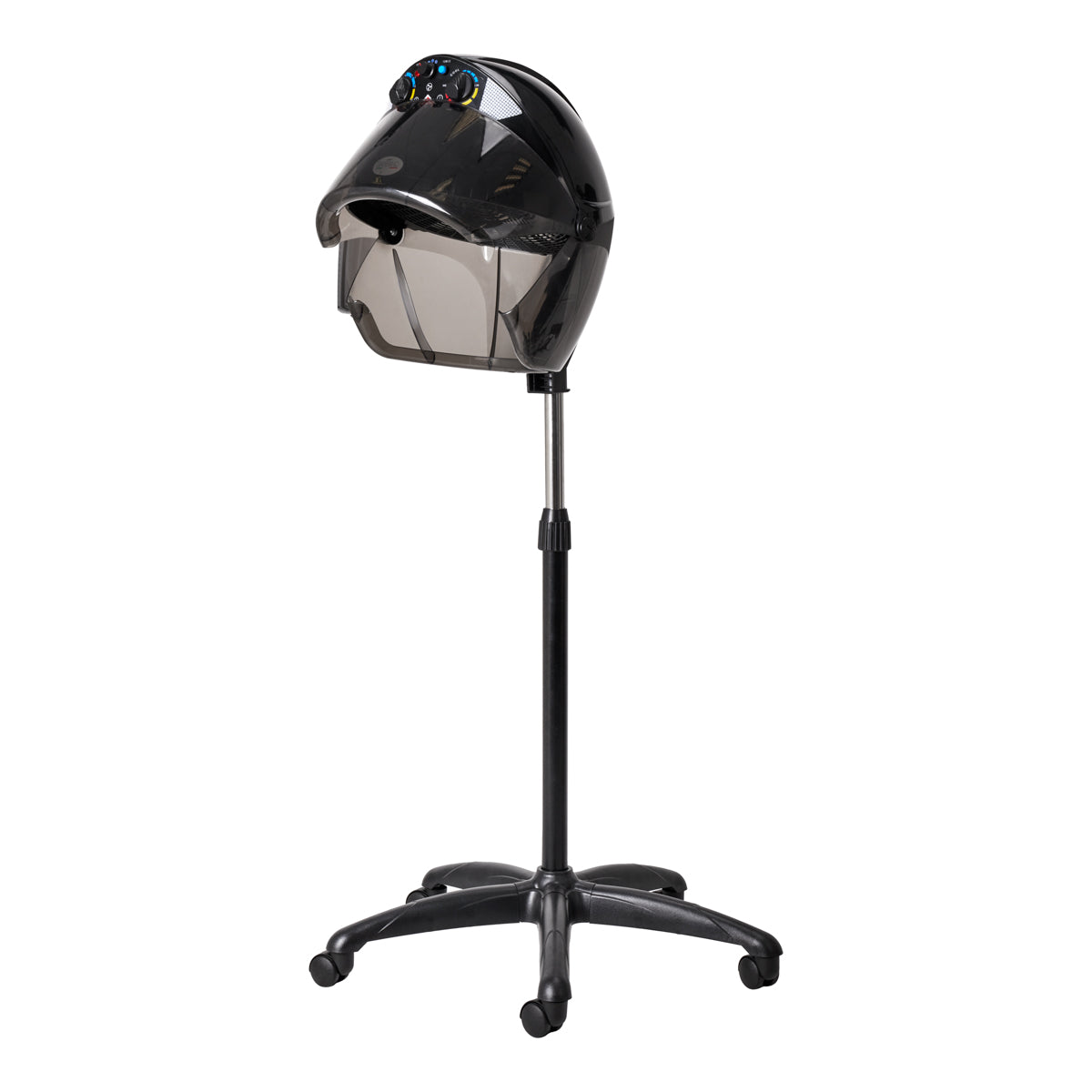 Casco Asciugacapelli su Stativo Gabbiano Centurion LVI-203S Velocità Tripla Ionic Nero