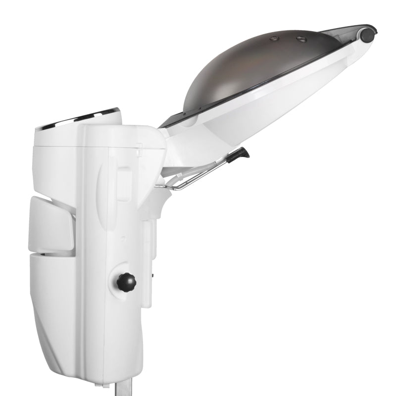 Casco Vaporizzatore su Stativo Gabbiano con Ozonizzazione Attiva Bianco