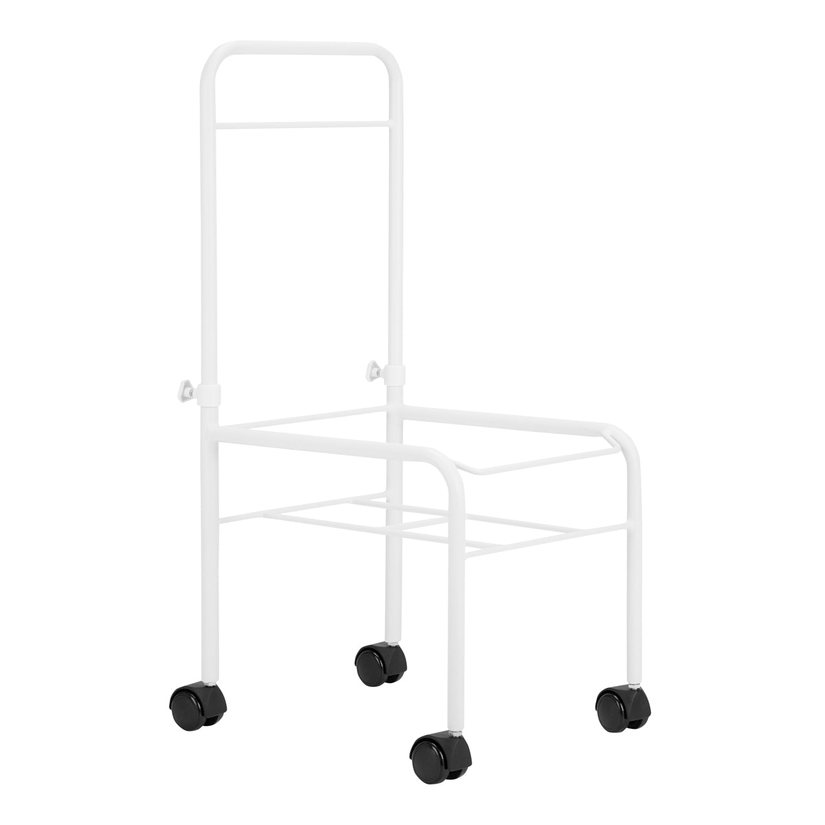 Vassoio pedicure bianco su ruote