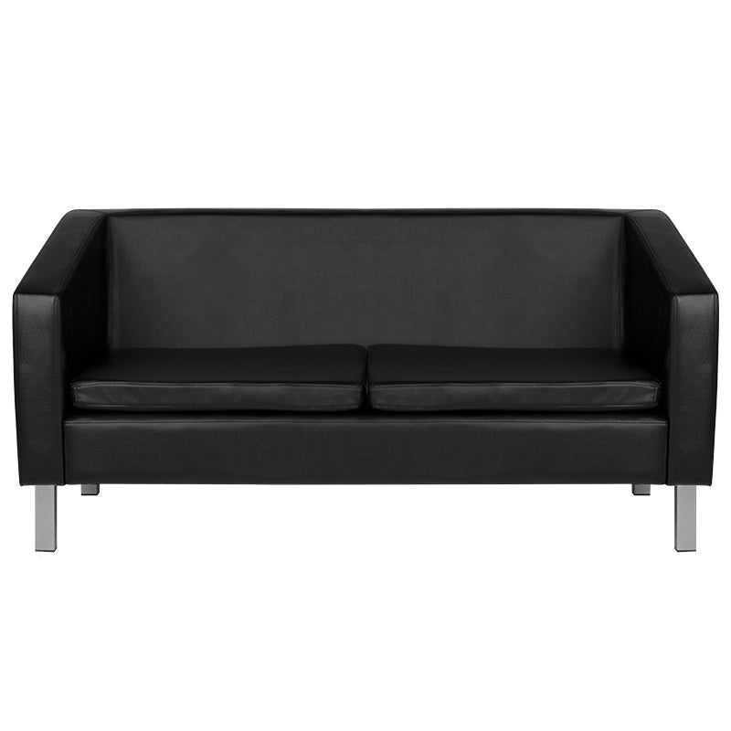 Divano Gabbiano per sala d'attesa bm18003 nero
