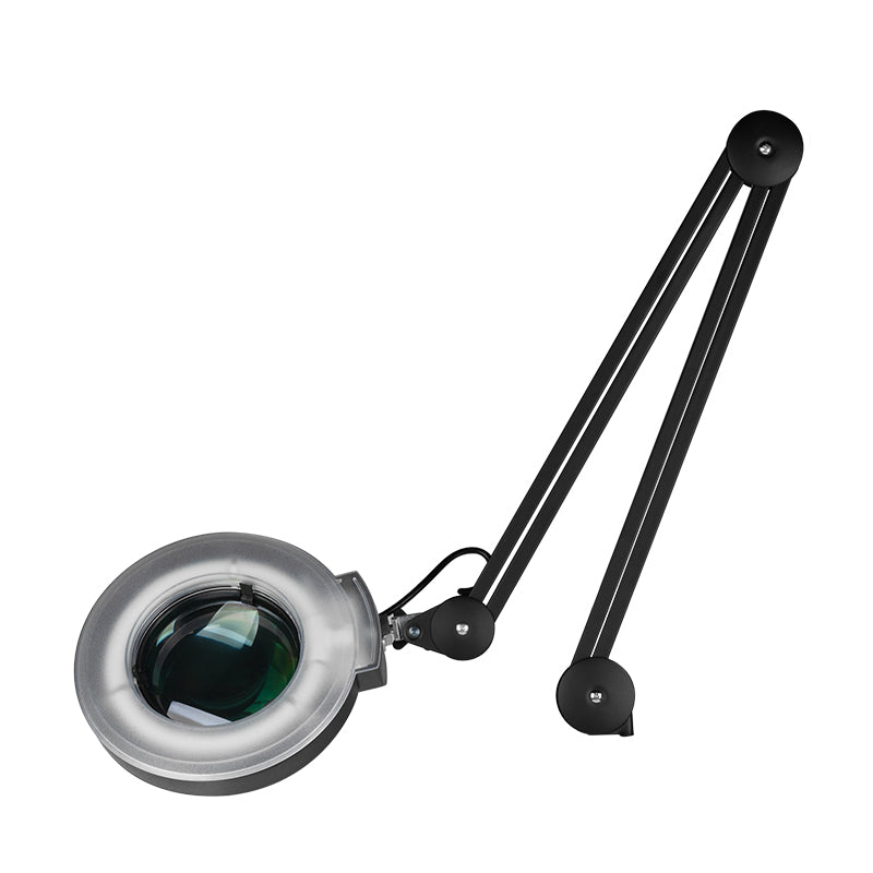 Lampada con Lente LED 5D su Stativo con Intensità Regolabile S5 Nera