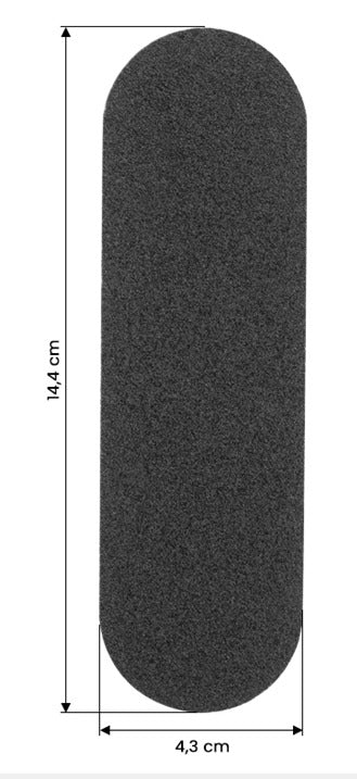 Carta di ricambio per grattugia metallica FS-15 10 pz, gradazione 100