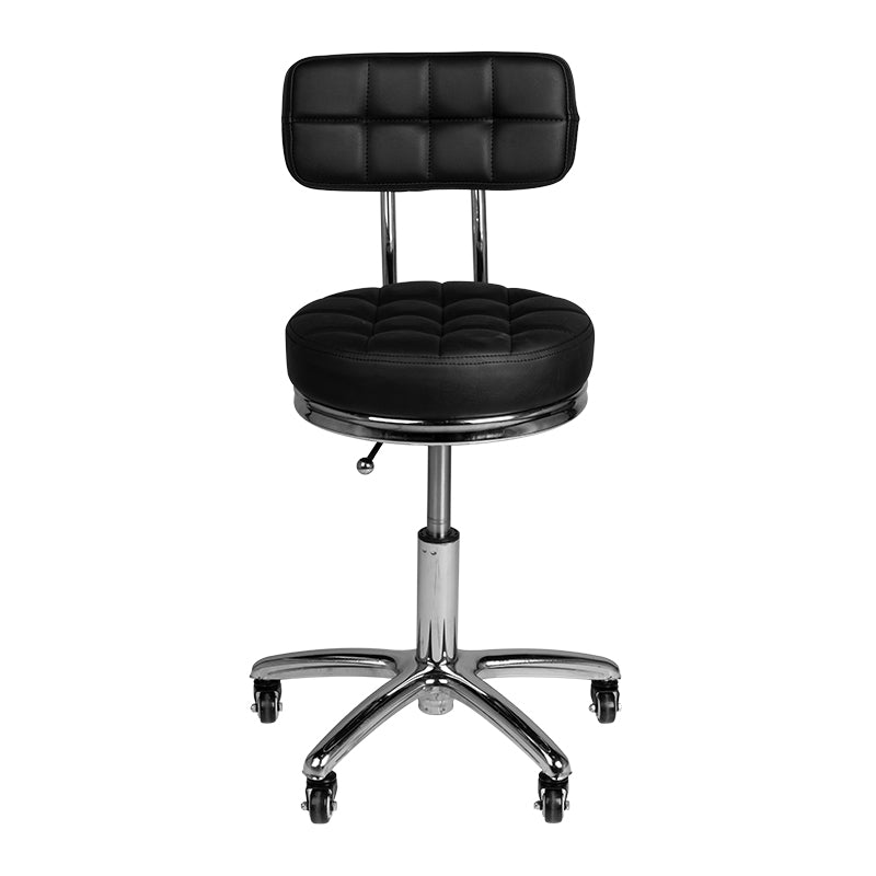 Sgabello con Ruote AM-877 Nero