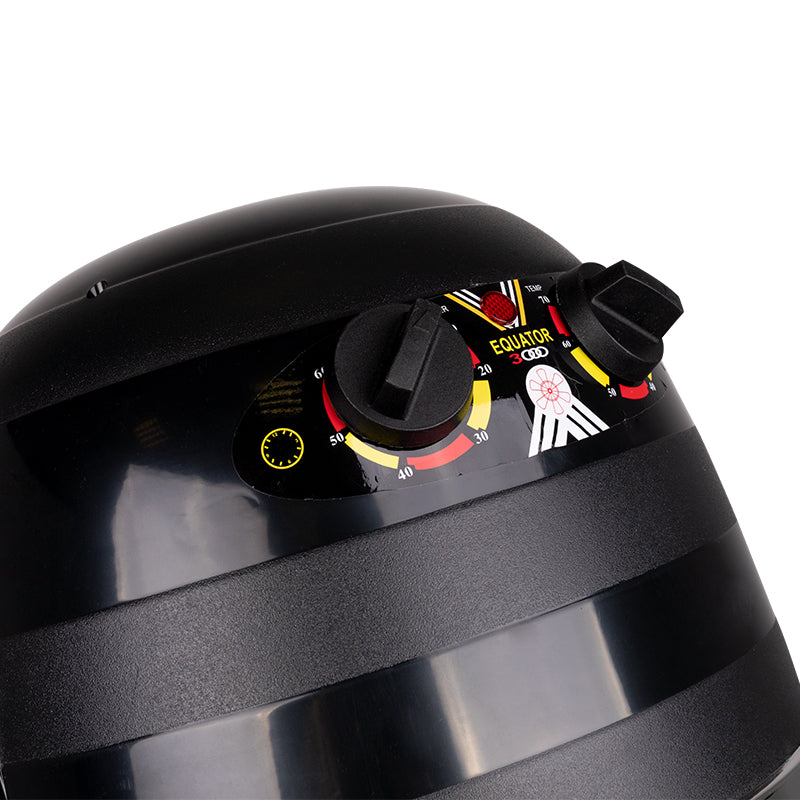 Casco Asciugacapelli a Muro Gabbiano 1600A Velocità Singola Nero