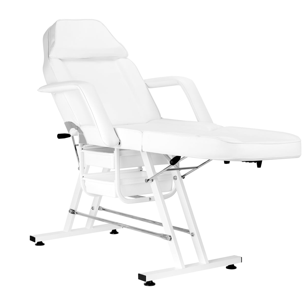 Poltrona estetista Sillon con vassoi Bianco
