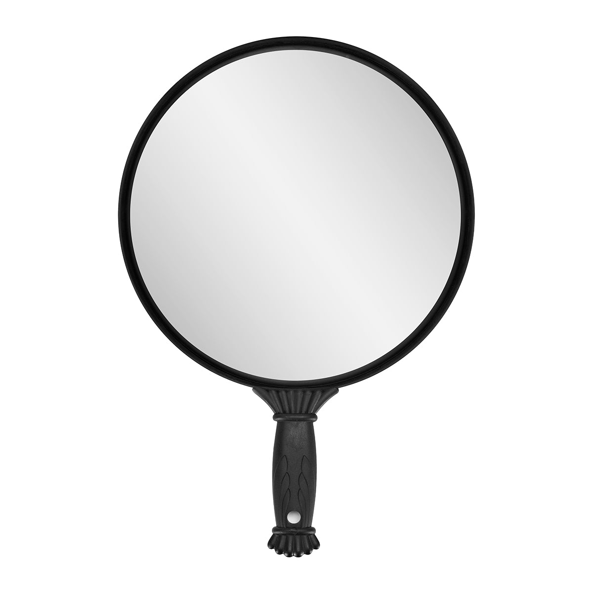 Specchio da barbiere rotondo con manico q-35