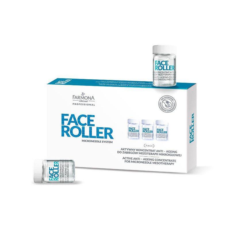 Farmona face roller concentrato attivo anti-età per trattamenti di mesoterapia con microneedle 5x5ml