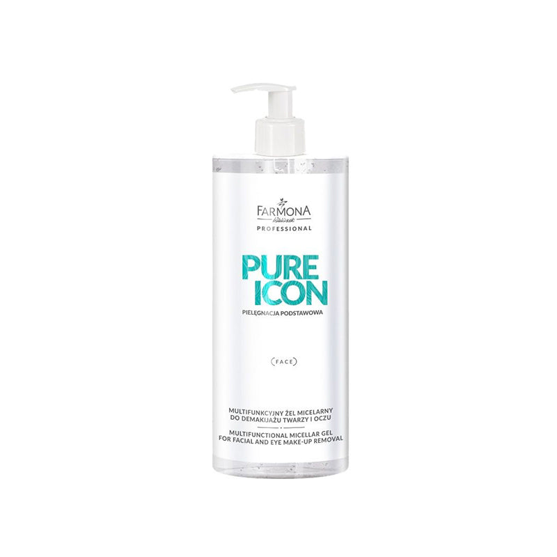 Farmona pure icon multifunctional micellar gel for face and eye make-up removal 500ml