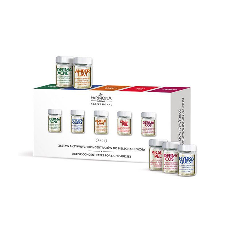 Farmona Set di Concentrati per la Cura Attiva della Pelle 10 × 5ml