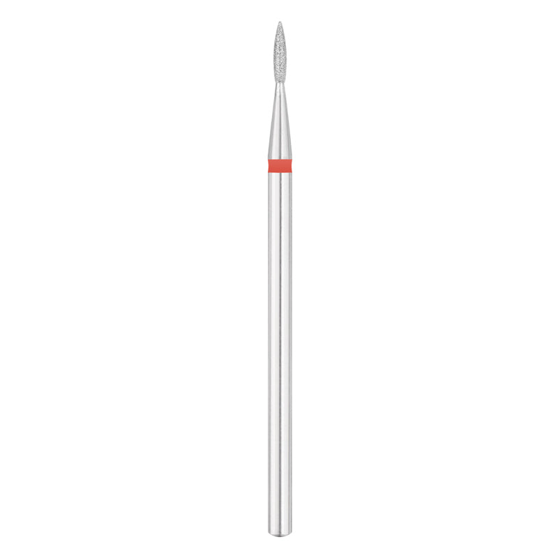Exo Punte fresa pedicure Diamante fiamma Rotondo ⌀1.8/8 mm Leggera
