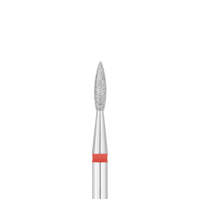 Exo Punte fresa pedicure Diamante fiamma Rotondo ⌀2.1/8 mm Leggera