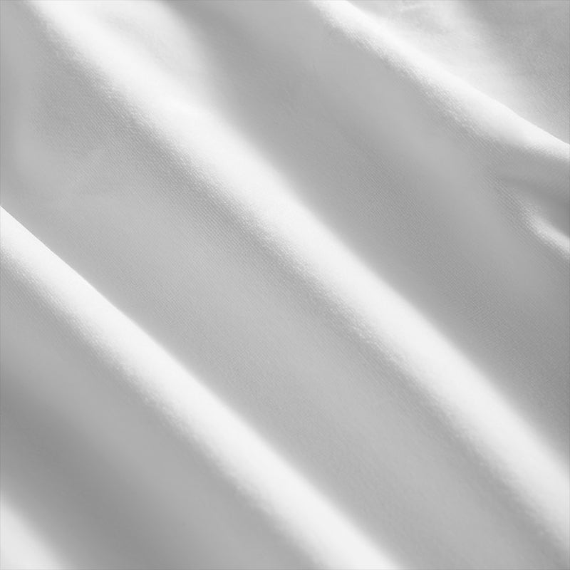 Copripoltrona Velluto Bianco