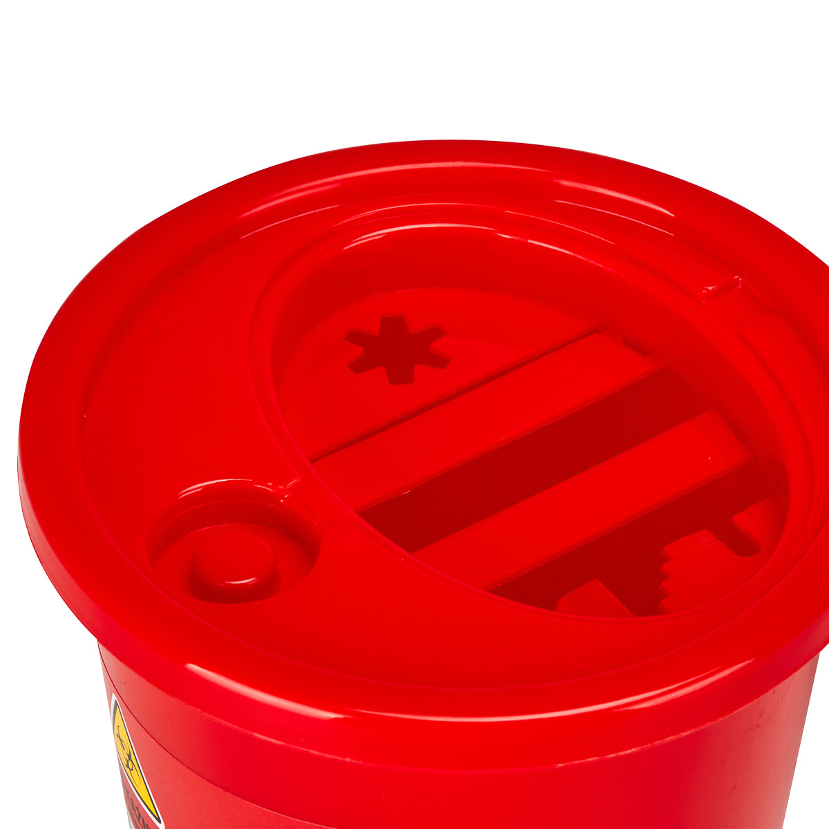 CONTENITORE PER RIFIUTI MEDICI 0.7 L ROSSO