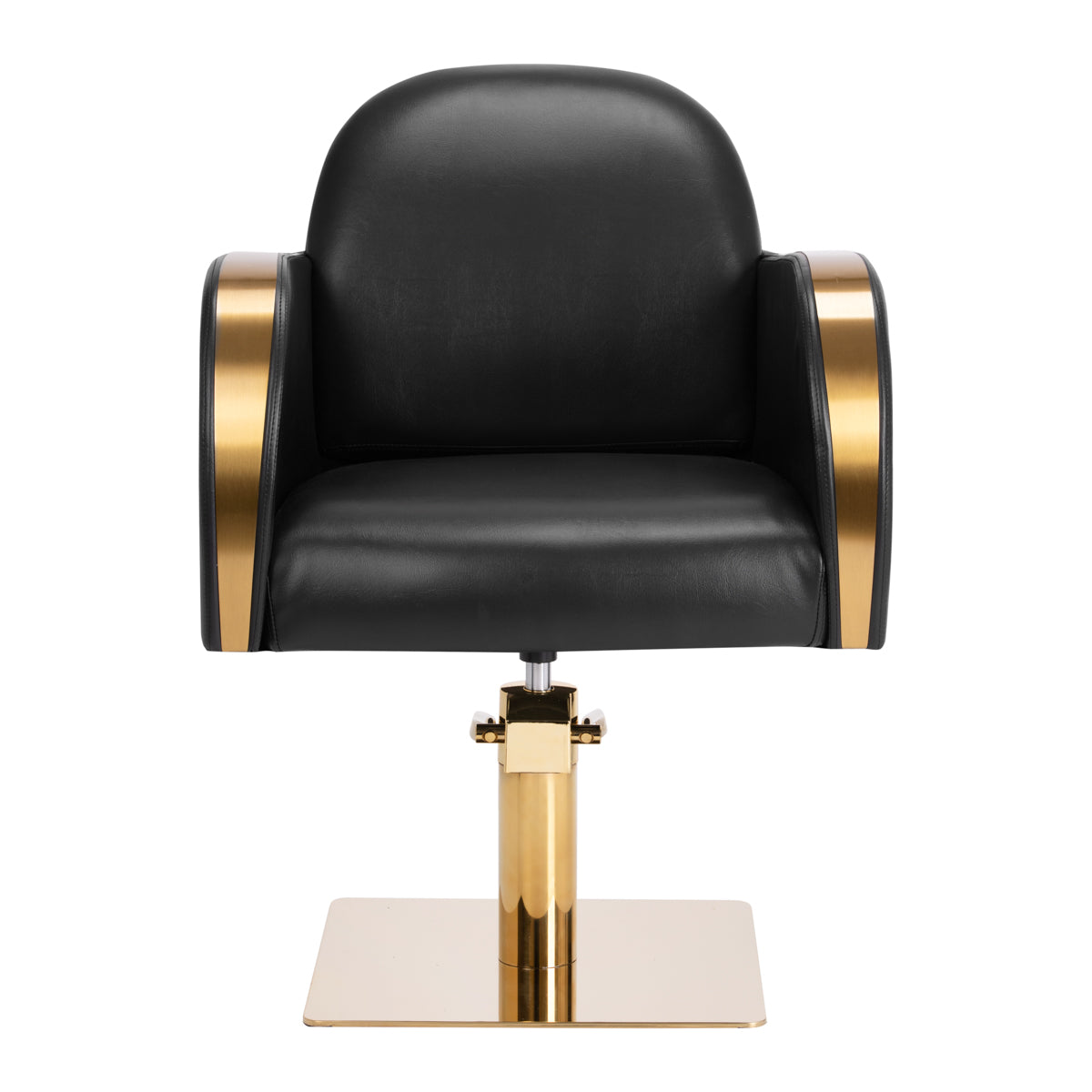 Poltrona parrucchiere Gabbiano Malaga Oro Nero