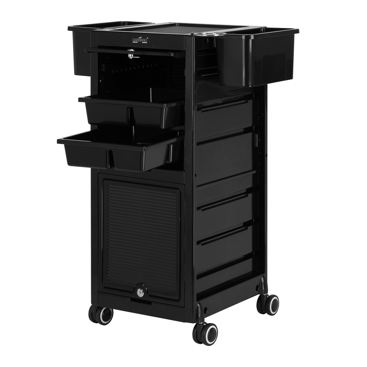 Carrello Parrucchiere Gabbiano 68C Nero