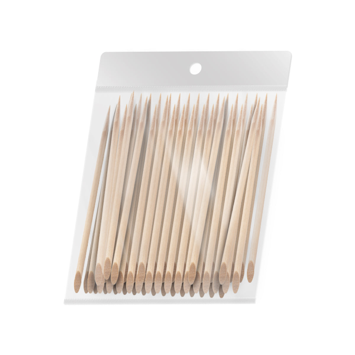 100 pezzi. Bastoncini di legno per cuticole manicure 11,5 cm OCHO NAILS