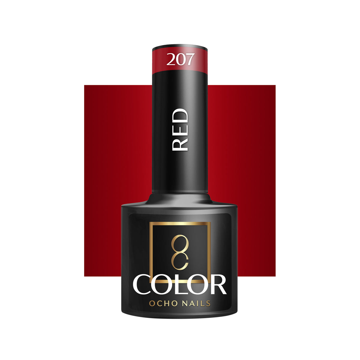 OCHO NAILS Smalto unghie ibrido rosso 207 -5 g