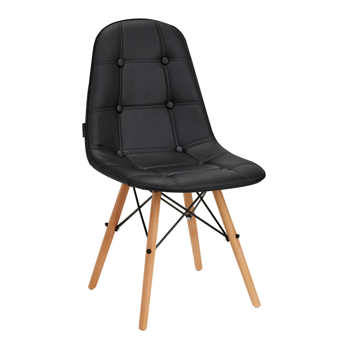Sedia 4Rico QS-185 Eco pelle Nero