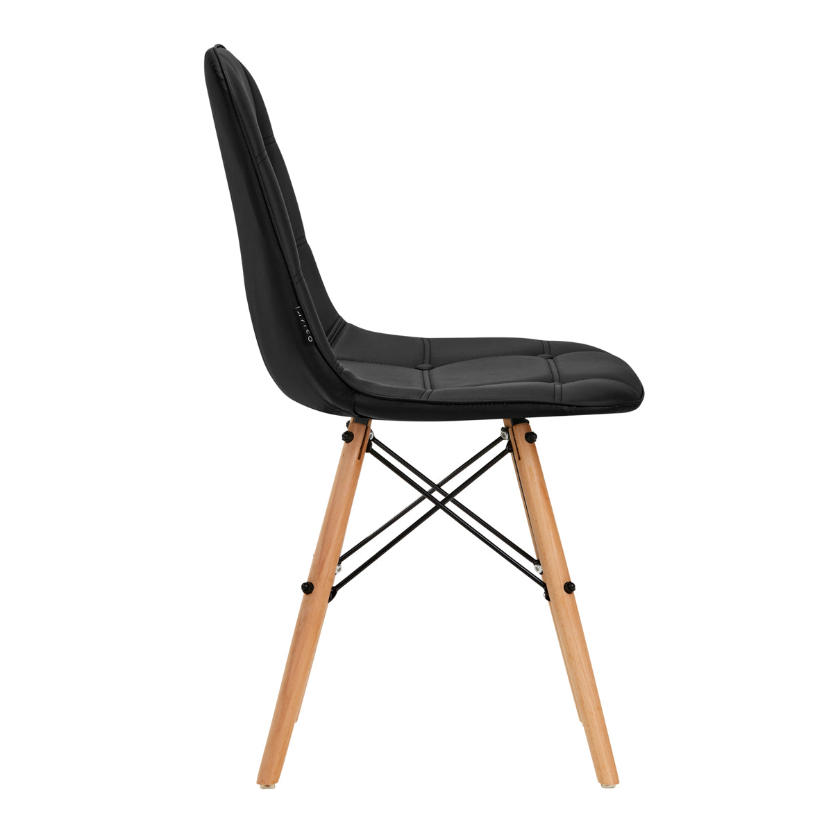 Sedia 4Rico QS-185 Eco pelle Nero