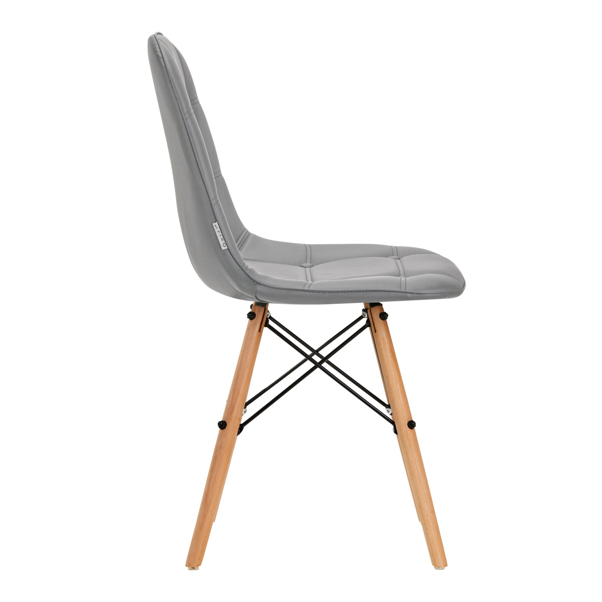 Sedia 4Rico QS-185 Eco pelle Grigio
