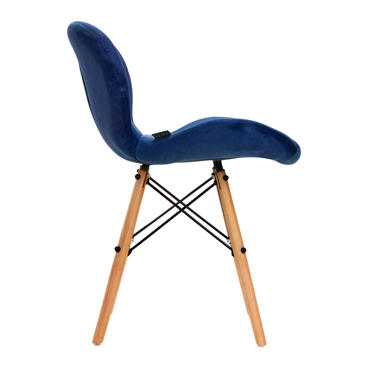 Sedia 4Rico QS-186 Velluto Blu marino