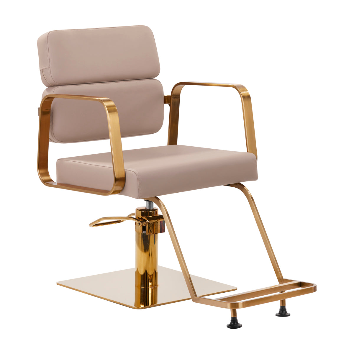 Poltrona parrucchiere Gabbiano Porto Oro-Beige