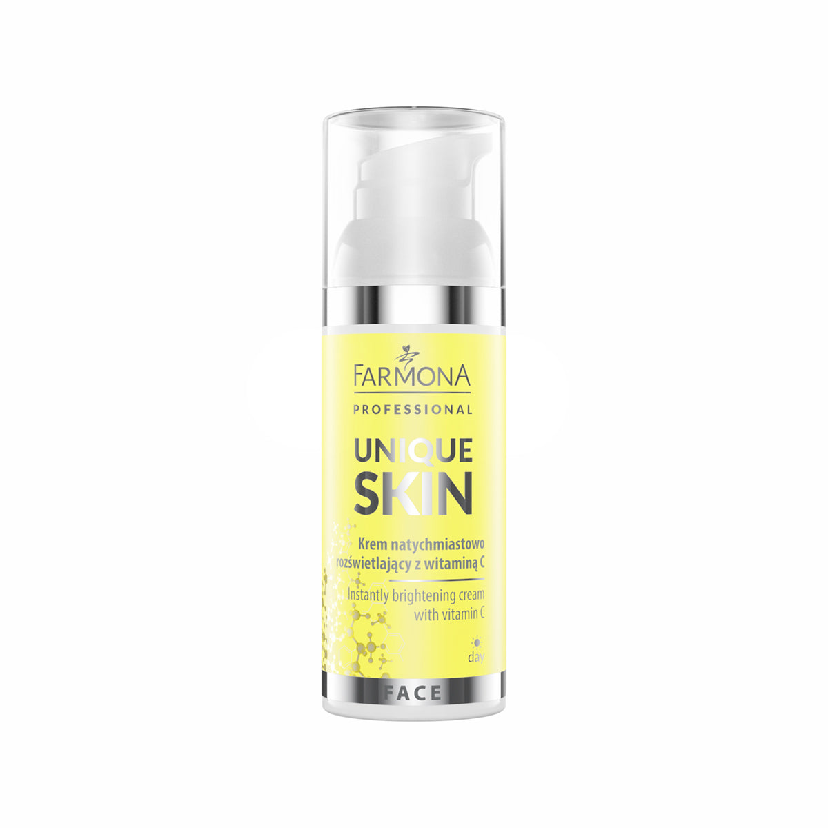 Farmona unique skin crema illuminante istantanea con vitamina C 50 ml.