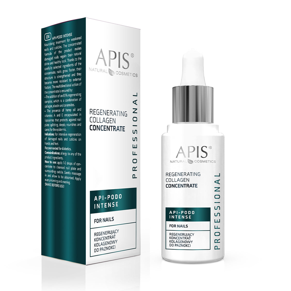 Apis Api-Podo Concentrato Rigenerante Intenso per Unghie al Collagene 30 ml.