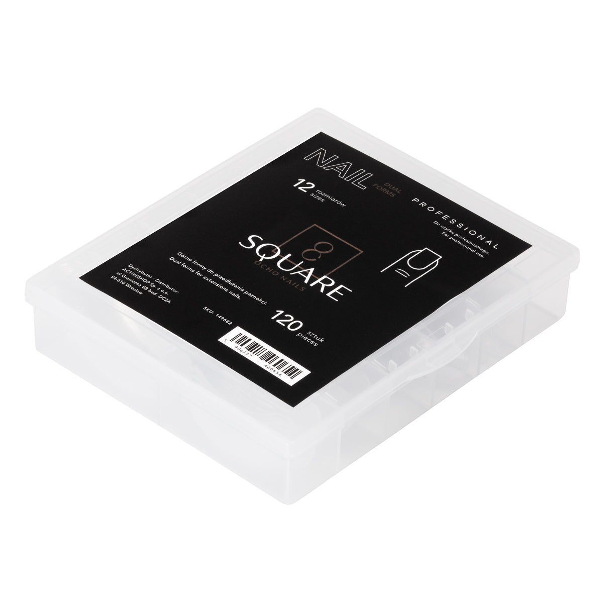 OCHO NAILS forme doppie quadrate 120 pz.
