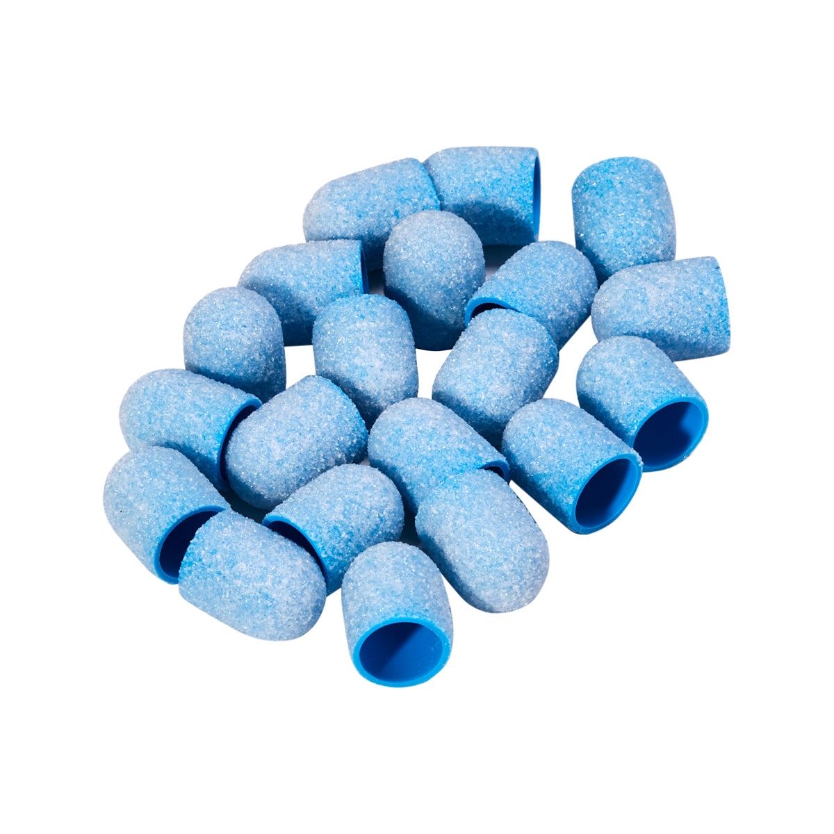 Exo blu med cappuccio abrasivo 10mm /80 20pz Cappuccio Duro