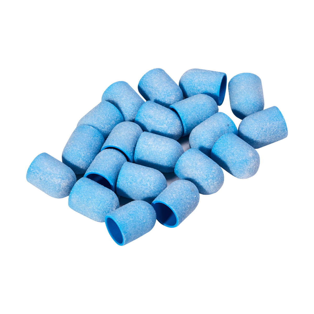 Exo blu med cappuccio abrasivo 10mm /220 20pz Cappuccio Duro