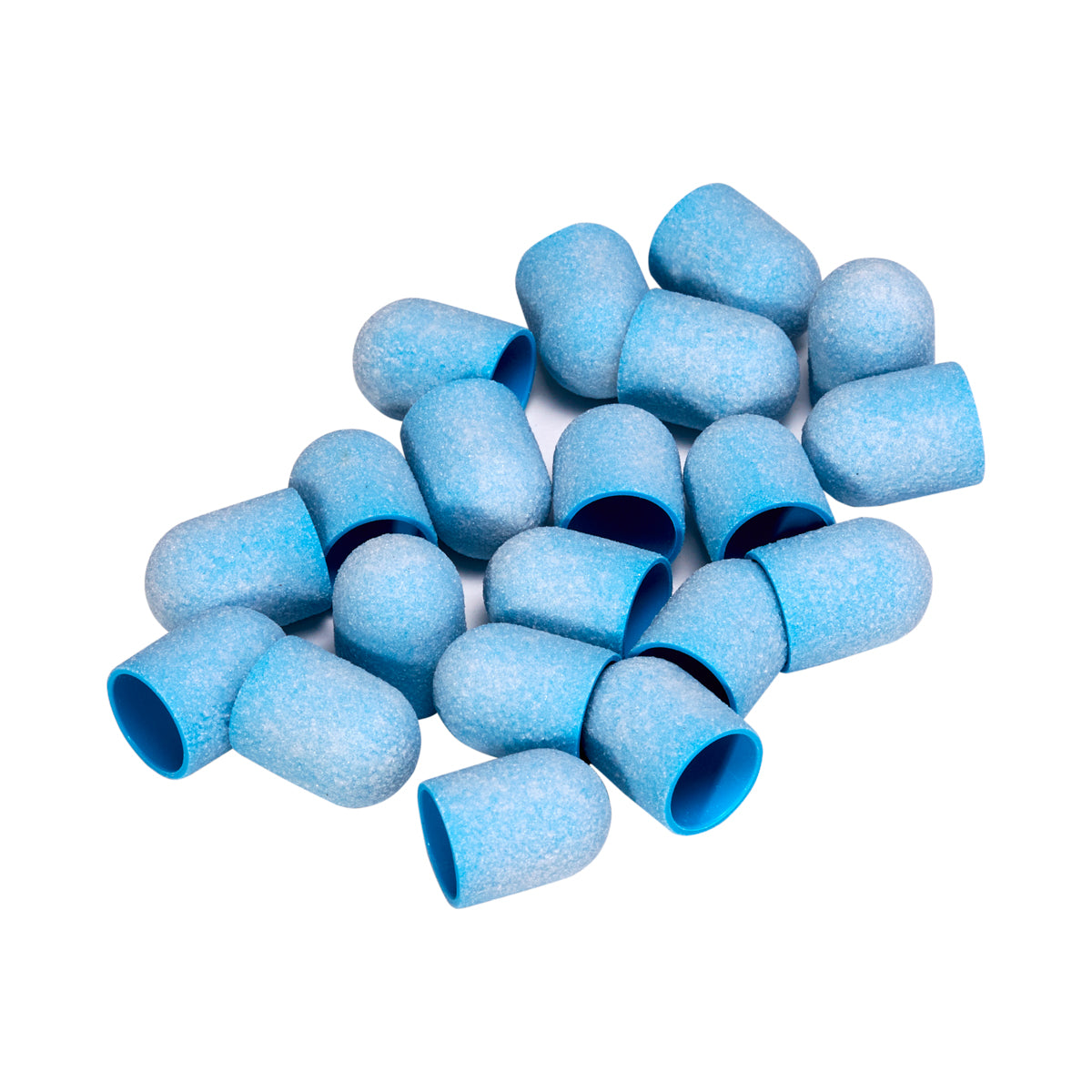 Exo blu med cappuccio abrasivo 13mm / 150 20 pezzi Cappuccio Duro