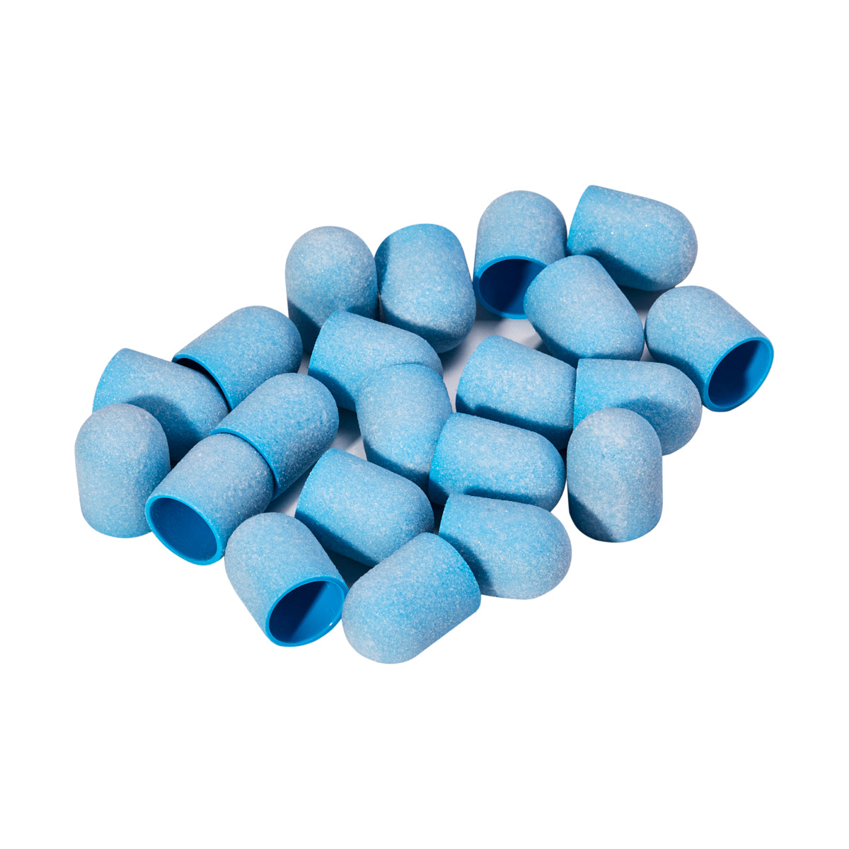 Exo blu med cappuccio abrasivo 13mm /220 20 pezzi Cappuccio Duro