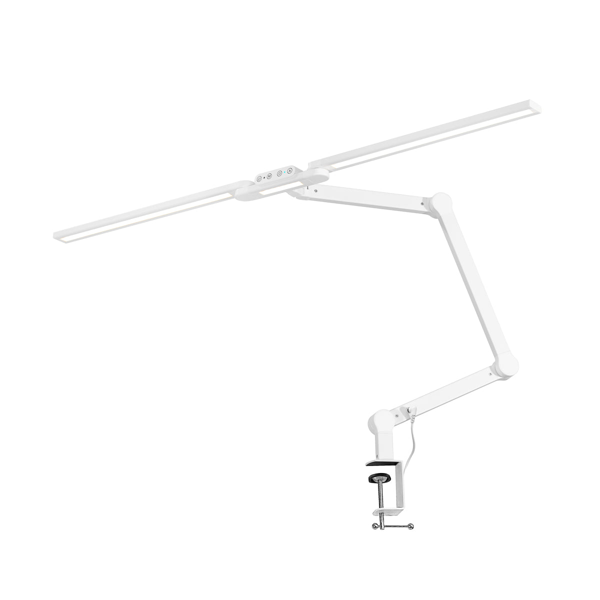 Lampada LED con Morsetto e Colore e Intensità Regolabili Glow L04 Bianco