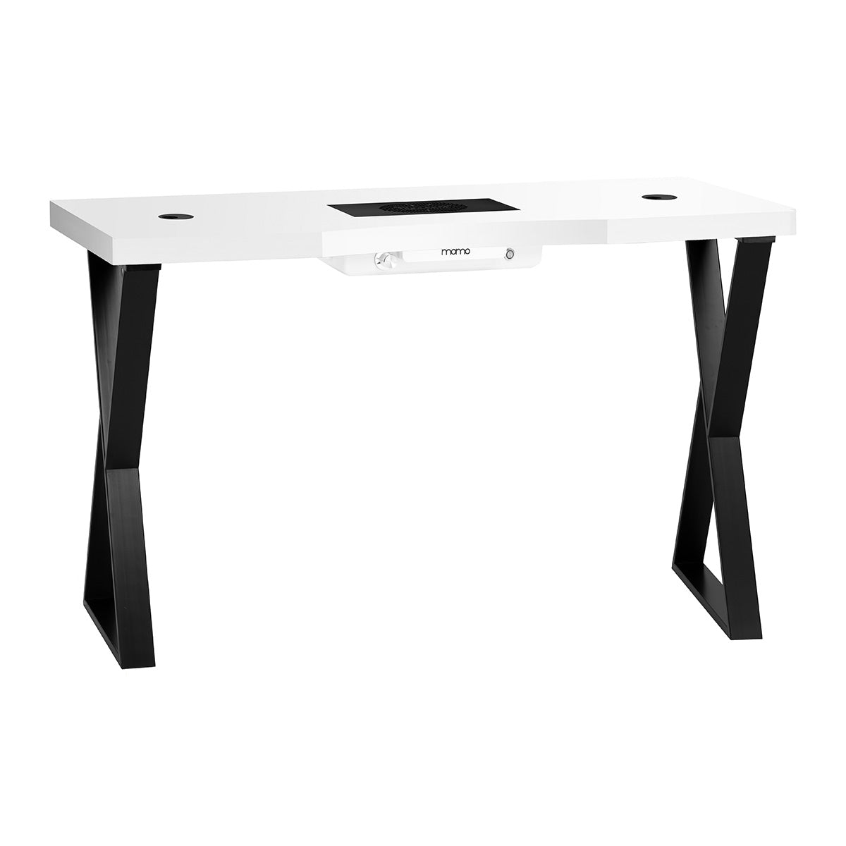 Tavolo da Manicure Momo 04 Nero-Bianco con Aspiratore