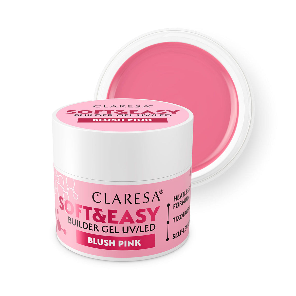 Claresa gel costruttore Soft&Easy rosa blush 90g