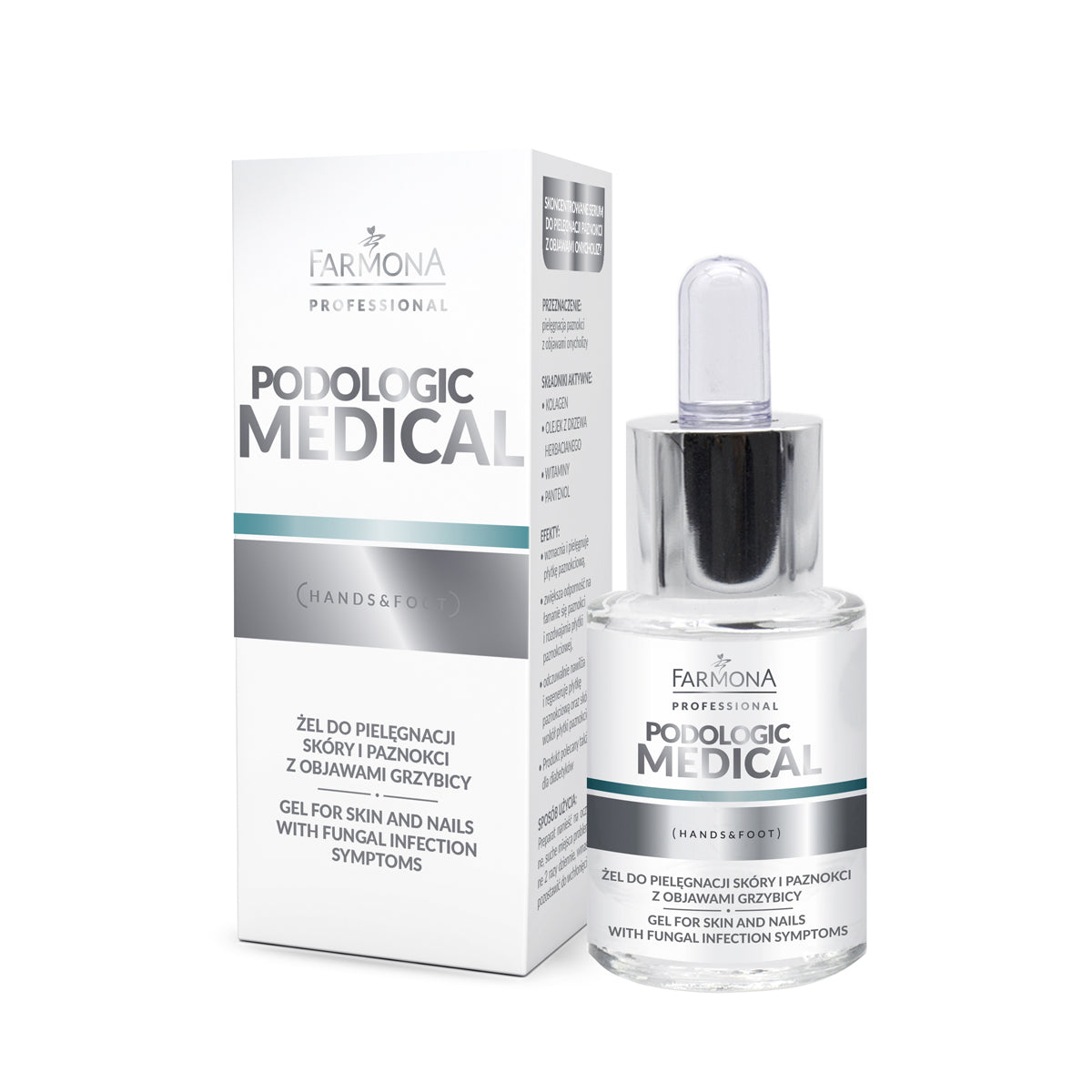 Farmona PODOLOGIC MEDICAL Gel per la cura della pelle e delle unghie con infezioni fungine 15ml