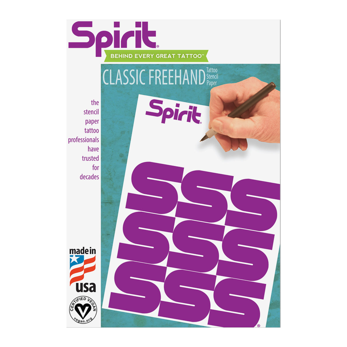 Spirit: Carta da trasferimento Classic Freehand 100 fogli.