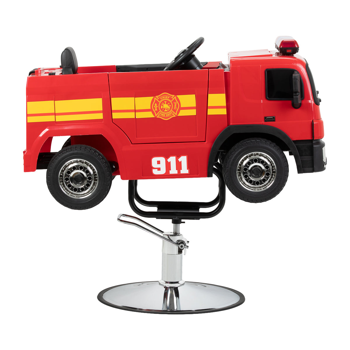 Poltrona da parrucchiere per bambini Gabbiano Fire Engine