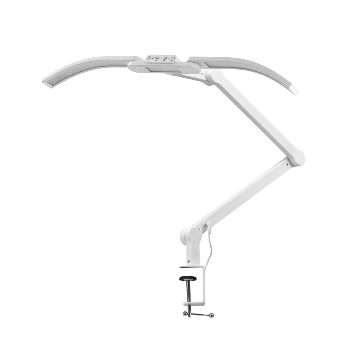 Lampada per trattamento manicure Glow L05 curva da tavolo bianca