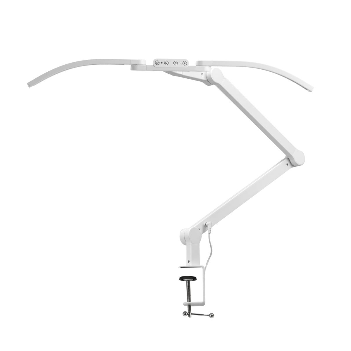 Lampada per trattamento manicure Glow L05 curva da tavolo bianca