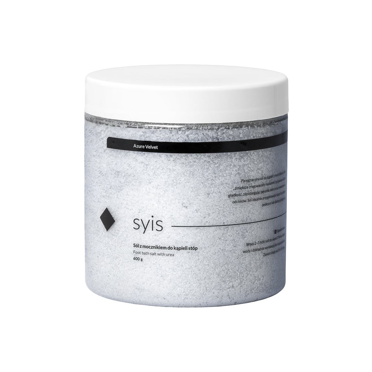 Syis Azure Velvet – foot bath salt with urea 600g