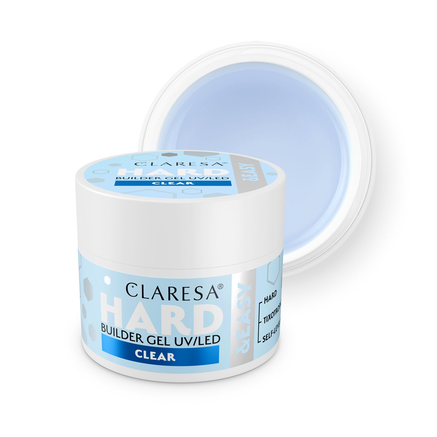 CLARESA HARD&EASY GEL COSTRUTTORE TRASPARENTE 45g