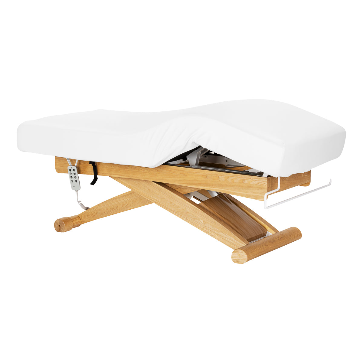 SPA lounger Sillon Siesta white with light brown base